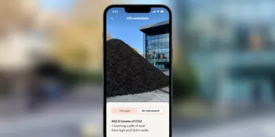 Photo of a pile of coal showing the carbon footprint of a pension at retirement