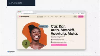 Screenshot of the Marshmallow insurance website.