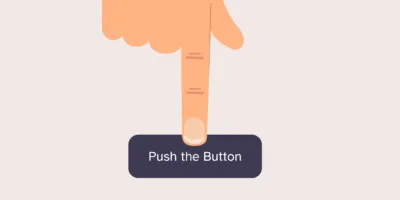 Illustration of a finger pushing a button