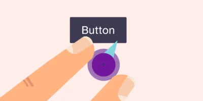 Illustration of a button being adjusted with a dial